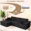 Canapé modulaire modulaire avec coussin, canapé modulaire Cloud avec méridienne, canapé modulaire en L-2008570123