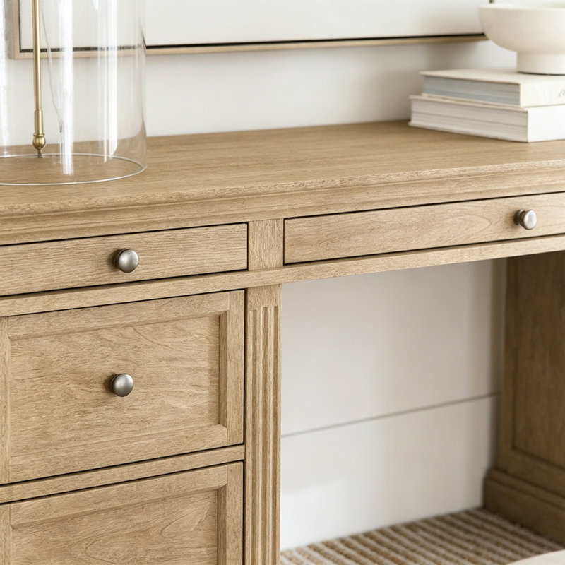 Bureau d'écriture Simple Retro, Naturel