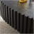 Handcrafted Ellipse Coffee Table, 43.7 Inch, Sturdy Pedestal Base, MDF for Living Room Elegance-527972817