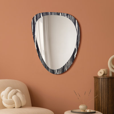 Nesper Solid Wood Asymmetrical Mirror