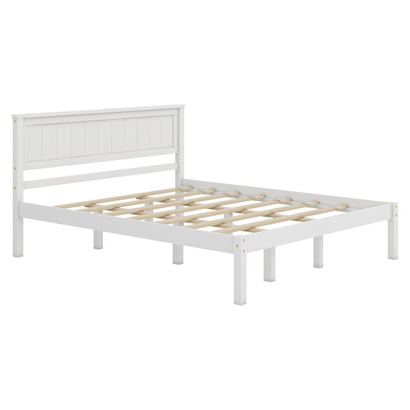 Shauna Bed, White, Queen