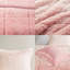 Édredon en fausse fourrure Blush Warm - simple / simple TG, dégradé, doux, confortable, lavable à la machine
