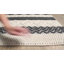 Tapis beige / gris anthracite en laine tissé à la main Jabaay-1898241389