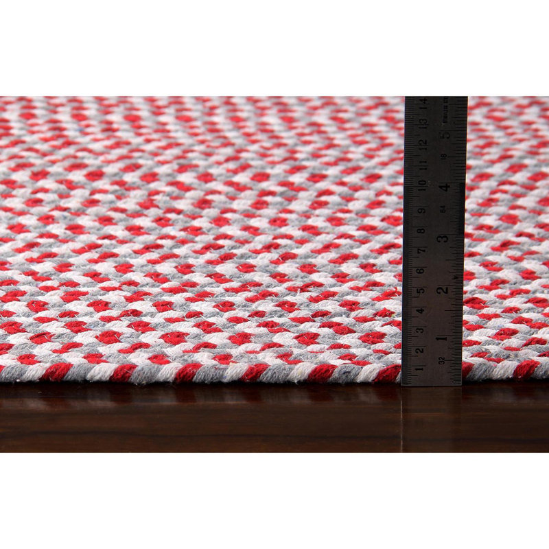 Tapis tressé à la main Tappen, Ovale 5 pi x7 pi