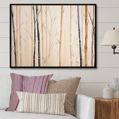 " Minimalism Beige Bamboo Serenity II "