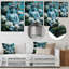 Décoration murale sarcelle bouddhisme bouddhas sérénité II - Bouddhisme-885325349
