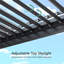 10m x 10m Aluminum Pergola