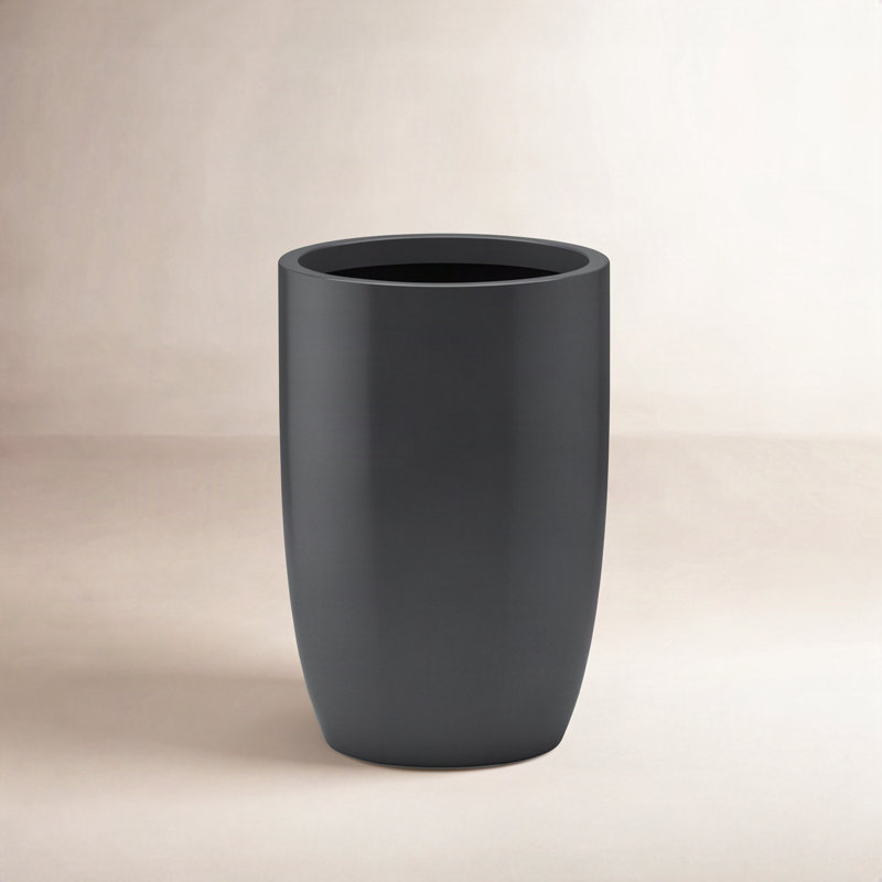 Rilo Pot Planter, 32"H x 18" W x 18" D, Gray