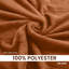 Reversible Plain Weave Fleece Throw Blanket-242269470-242269463