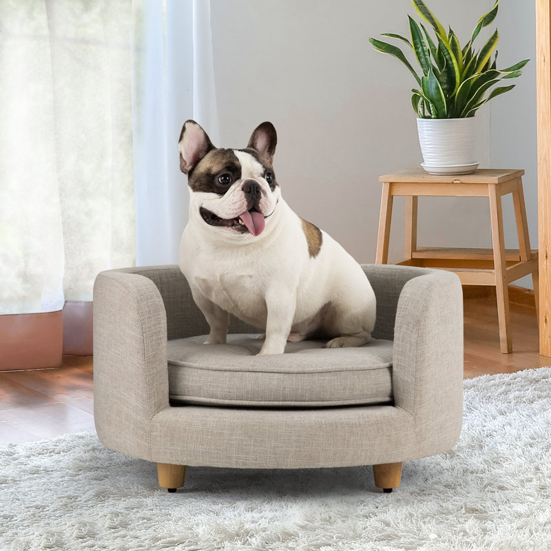 Canapé pour chien Dinel, Gris clair