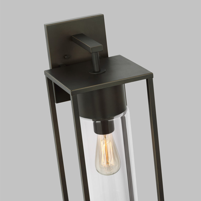 Vado - Light Outdoor Wall Lantern, Antique Bronze, 23" H x 8" W x 8" D