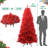 Artificial Red Christmas Tree-1328616670