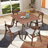 Square Wooden Dining Table for 4 Persons-359131835