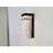 Modern 1-Light 9.8" LED Black Wall Sconce Light Texture Waterfall Panel