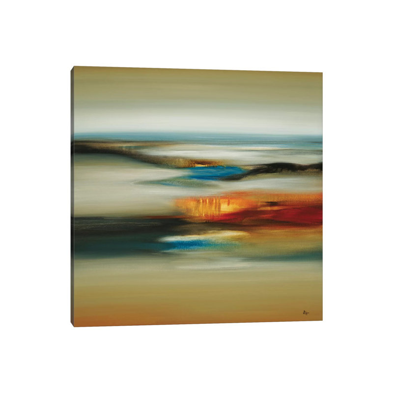 Calm Scape 1 Piece Wrapped Canvas Painting, 93.98 cm H x 93.98 cm W x 1.91 cm D