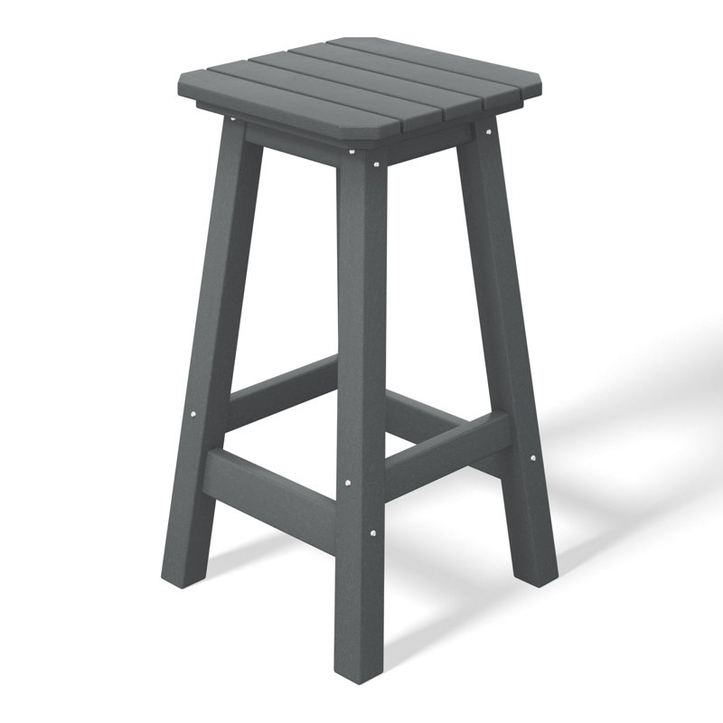Tabouret d'extérieur Laguna, Gris foncé