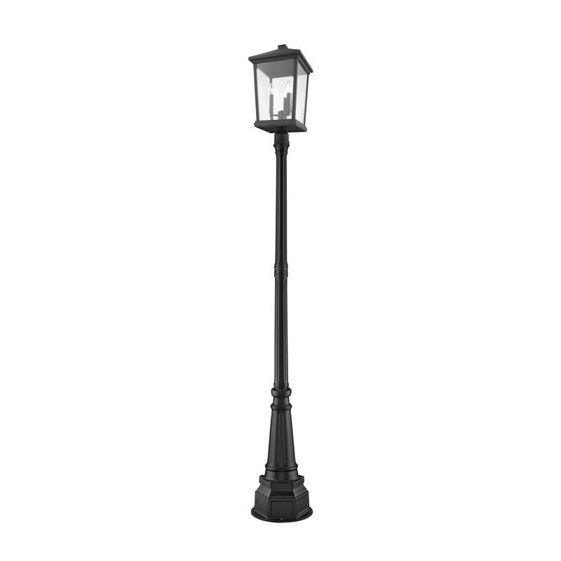 Lampadaire 93,75 po Bourke, Noir