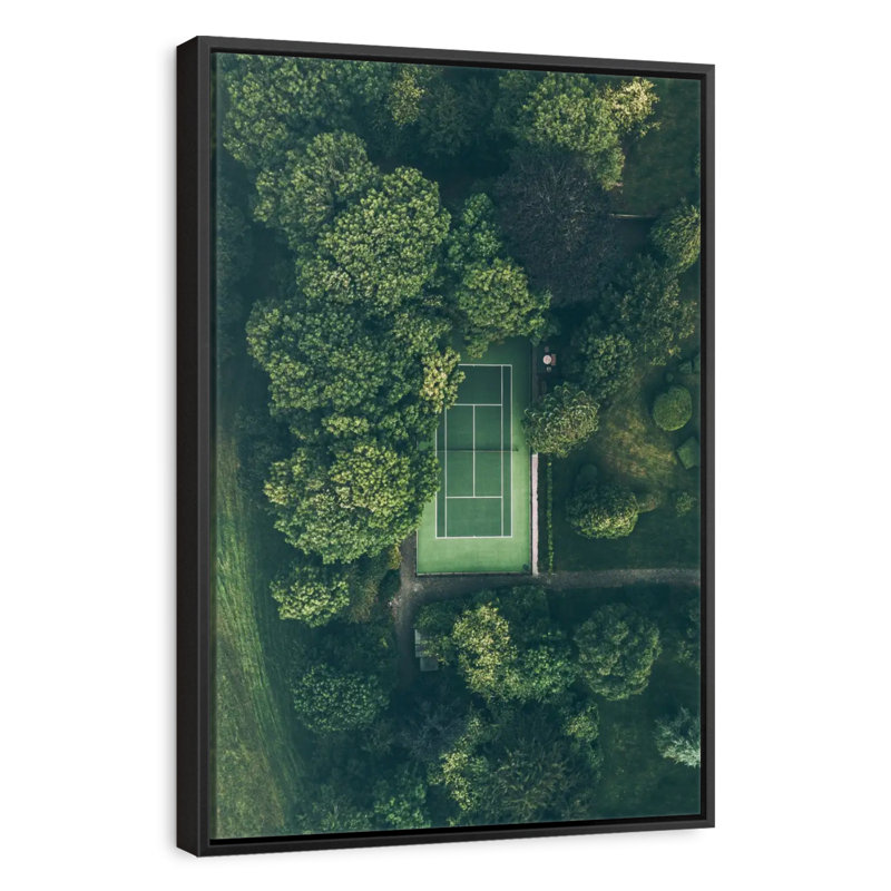 Court de tennis Dorchester, 21 po x 31 po, Cadre flottant noir