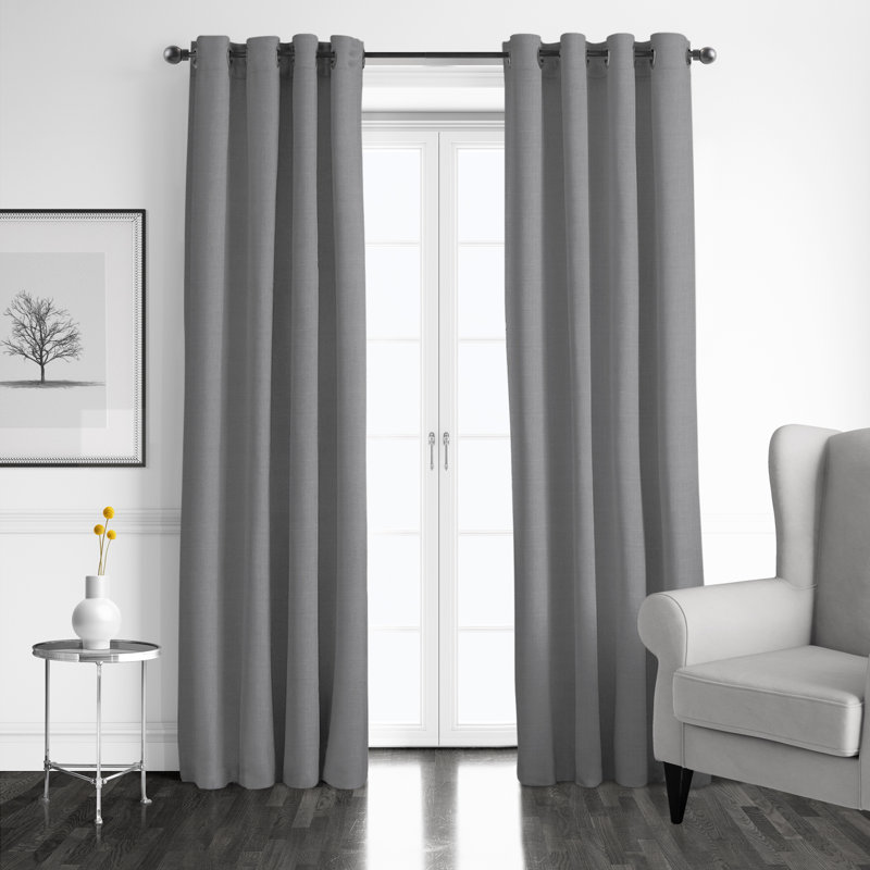 Paire de rideaux Elsie, L 50 po x L 108 po, Ombre