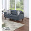 Causeuse moderne avec canapé et coussins 2 pièces-106027035