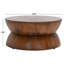 Élégante table basse Champlain - Design moderne en forme de sablier, bois massif et bois d'ingénierie pour le salon-275896480
