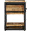 30cm W Solid Wood Bedside Table-1172788417
