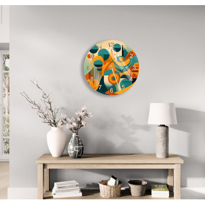 Horloge murale Mid-Century