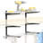 delta Heavy Duty Steel Wall Mounted Adjustable 3-Tier Lumber Storage Garage Rack