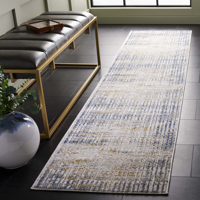 Palma Performance Abstract Rug, Runner 2'2" x 9'