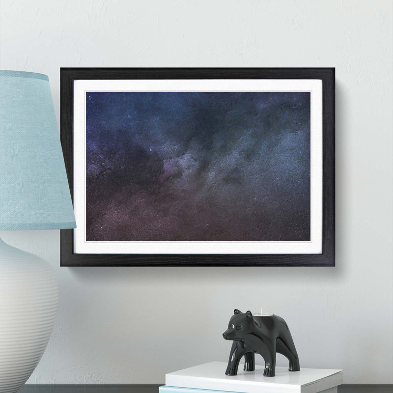 Universe in Abstract Vol.44 in Abstract - Picture Frame Graphic Art Print, 48cm H x 65cm W x 2cm D, Black Framed