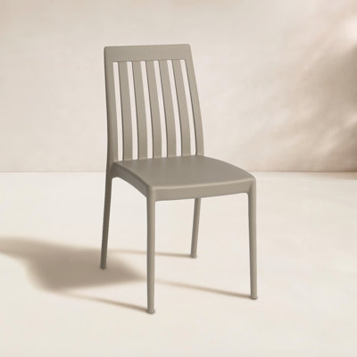 Chaise d'appoint de patio empilable Kenno Anyfer