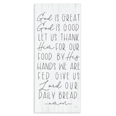 God Is Great & Good Canvas, design by Lux + Me Designs