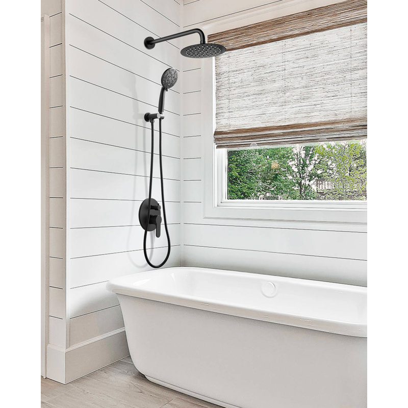 Pressure-Balanced (Temperature And Volume) Complete Shower System