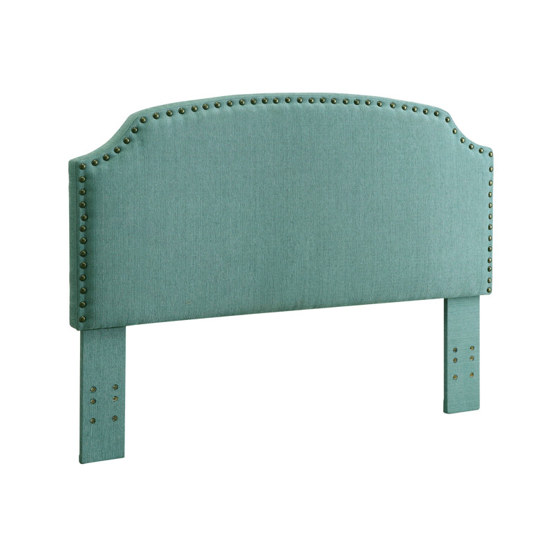 Upholstered Headboard, Full / Queen, Light Blue