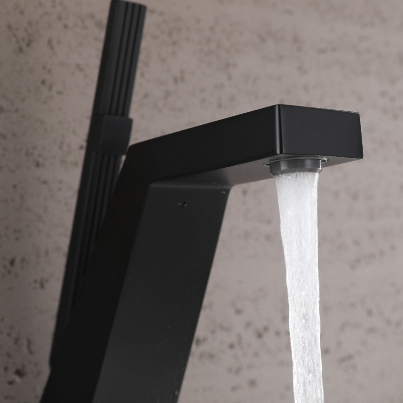 Single-Hole Single-handle Bathroom Faucet, Matte Black