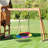 Gymax Metal Swing Set with 1 Swing(s)-50338344