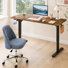 Ergonomic Home Office Desk And Chair Set, Standing Desk And Chair Combo, Adjustable