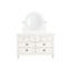 Commode 7 tiroirs Elsa, finition dentelle