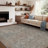 Abastos Oriental Performance Brick Red Machine Washable Area Rug-1198455940-1172035527