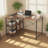 Kershner Home Office Desk with Bookshelf - 3-Tier Shelf Desk & Workstation