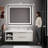 LED Bathroom Vanity Mirror with Anti-Fog, Dimmable Front and Backlit Lights, Tempered Glass-780090400