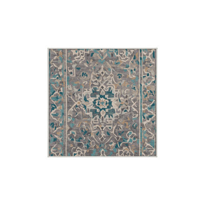 Machine Washable Green Area Rug