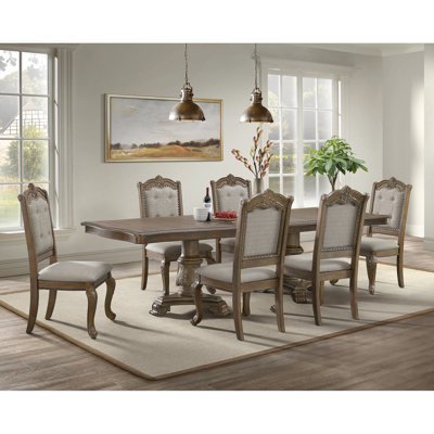 Siewert 7PC Standard Height Dining Set In Walnut-Table And Six Chairs