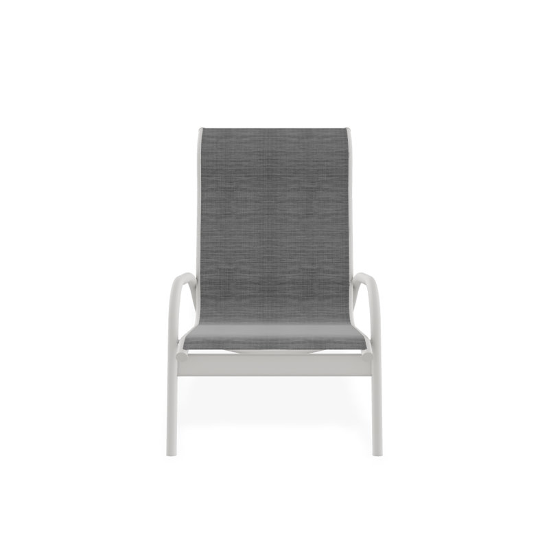 Gardenella Patio Chair, Snow, Collect Charcoal