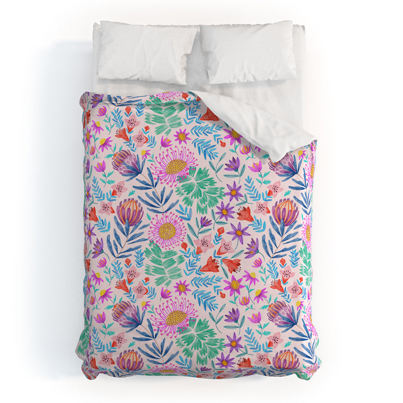 Housse de couette en microfibre, Housse de couette double et 2 taies décoratives s