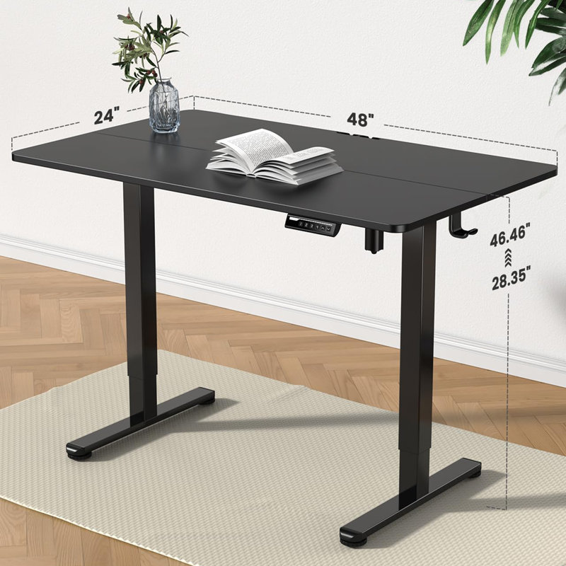 Maximous Adjustable Metal Base Accent, Black/Black