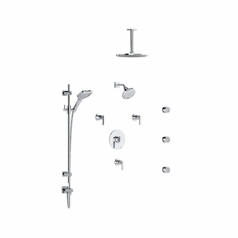 Apothecary All-In-One Kit with Rough in-Valve, Satin Nickel