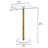 iDesign Square Drink Table for Small Spaces-112529887