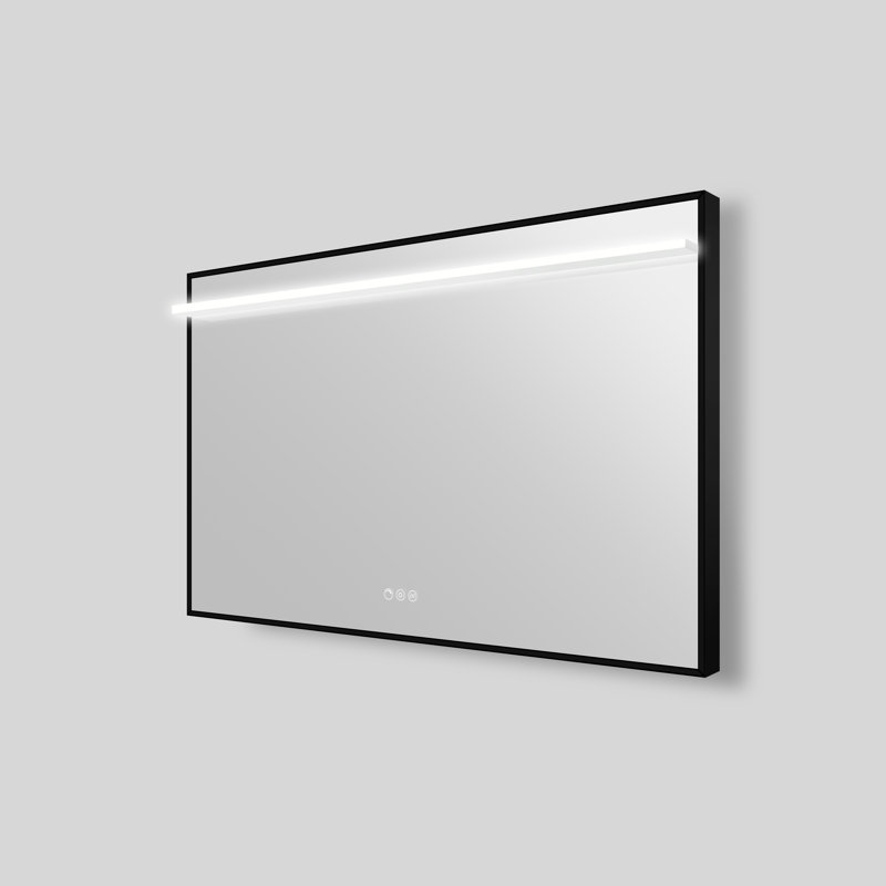Streamline Rectangular Framed LED Bathroom Vanity Mirror with Defogger, Dimmability, Color Temperature Change