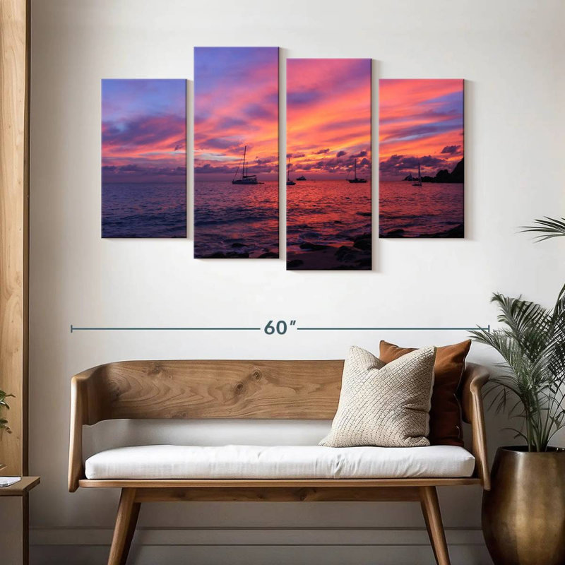 Nicci St. Barts Seascape, H 32 po x l 52 po